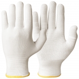 Vinyl/PVC Microdots Cotton Gloves with Spandex
