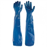 Long, Welded Nitrile Cuff Nitrile Chemical Resistant Gloves