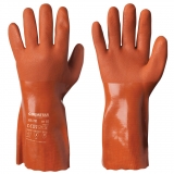 Cotton Interlock Lined Vinyl/PVC Chemical Resistant Gloves Chemstar